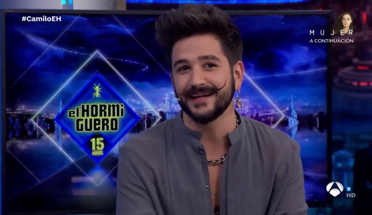 Camilo contesta en 'El Hormiguero 3.0' a la pregunta que nunca le han hecho sobre su característico bigote Camilo contesta en 'El Hormiguero 3.0' a la pregunta que nunca le han hecho sobre su característico bigote