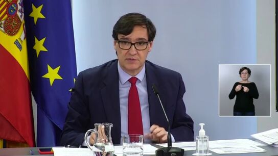 Salvador Illa concreta el plan vacunaci&oacute;n contra el coronavirus: en enero, en 3 etapas y para 18 grupos poblacionales