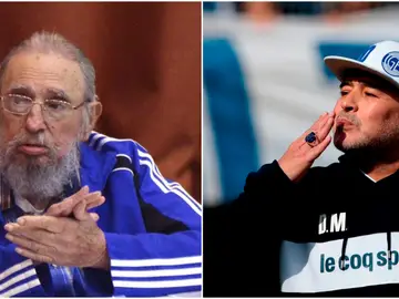 Maradona muere el mismo día que su amigo Fidel Castro, 4 años después Maradona muere el mismo día que su amigo Fidel Castro, 4 años después