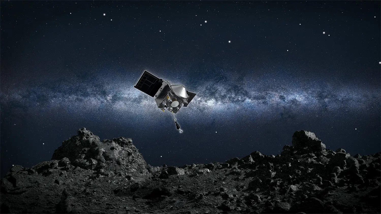 La NASA recoge por primera vez muestras de un asteroide La NASA recoge por primera vez muestras de un asteroide
