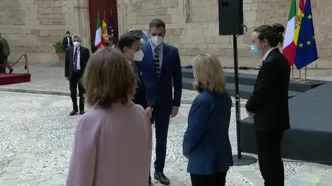 Pablo Iglesias reconoce tensiones en el Gobierno: "Deberíamos aprender de Italia" Pablo Iglesias reconoce tensiones en el Gobierno: "Deberíamos aprender de Italia"