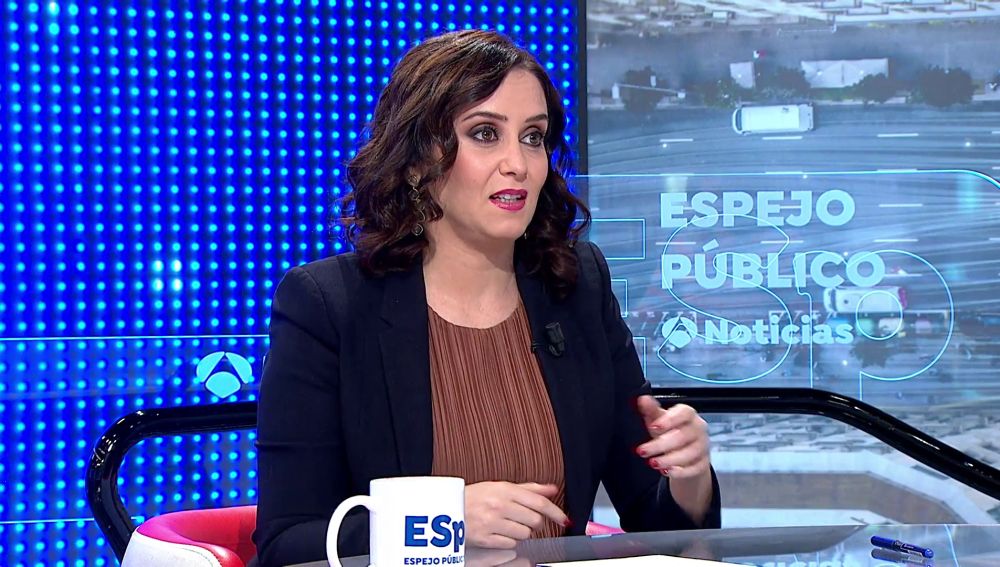 Isabel Díaz Ayuso en Espejo Público
