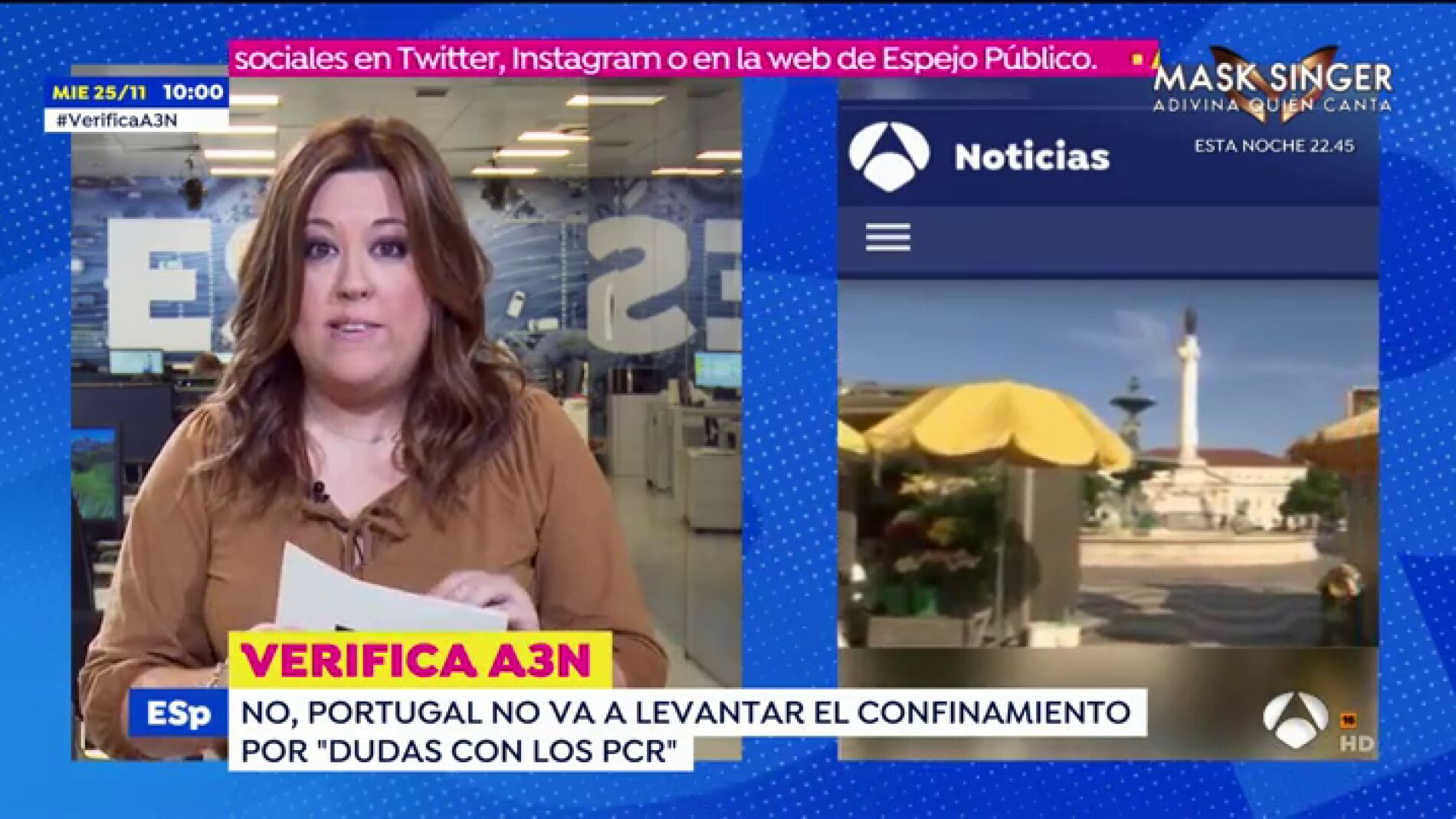 El bulo sobre el levantamiento de las restricciones por coronavirus en Portugal 