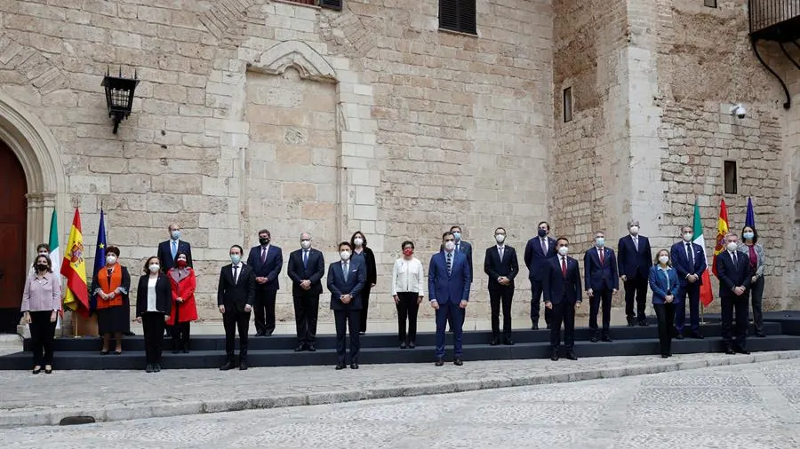 Pedro S&aacute;nchez y Giuseppe Conte presiden en Palma la XIX Cumbre bilateral de Espa&ntilde;a e Italia con 19 ministros