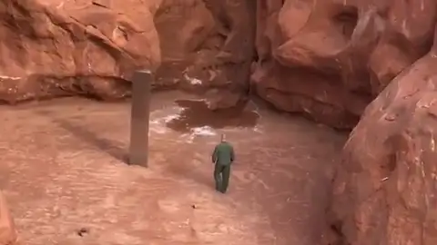 Aparece un monolito en el desierto de Utah Aparece un monolito en el desierto de Utah