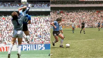 Los dos goles más recordados de Maradona