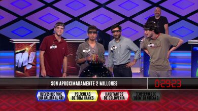 ¡Dos millones!: La primera pregunta de los ‘Dulce y camino’ que honra al bote de ‘¡Boom!’
