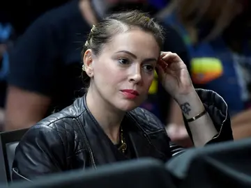 La actriz Alyssa Milano La actriz Alyssa Milano