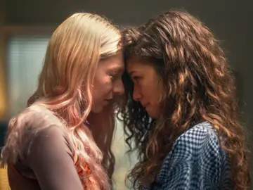 Zendaya y Hunter Schafer en 'Euphoria' Zendaya y Hunter Schafer en 'Euphoria'