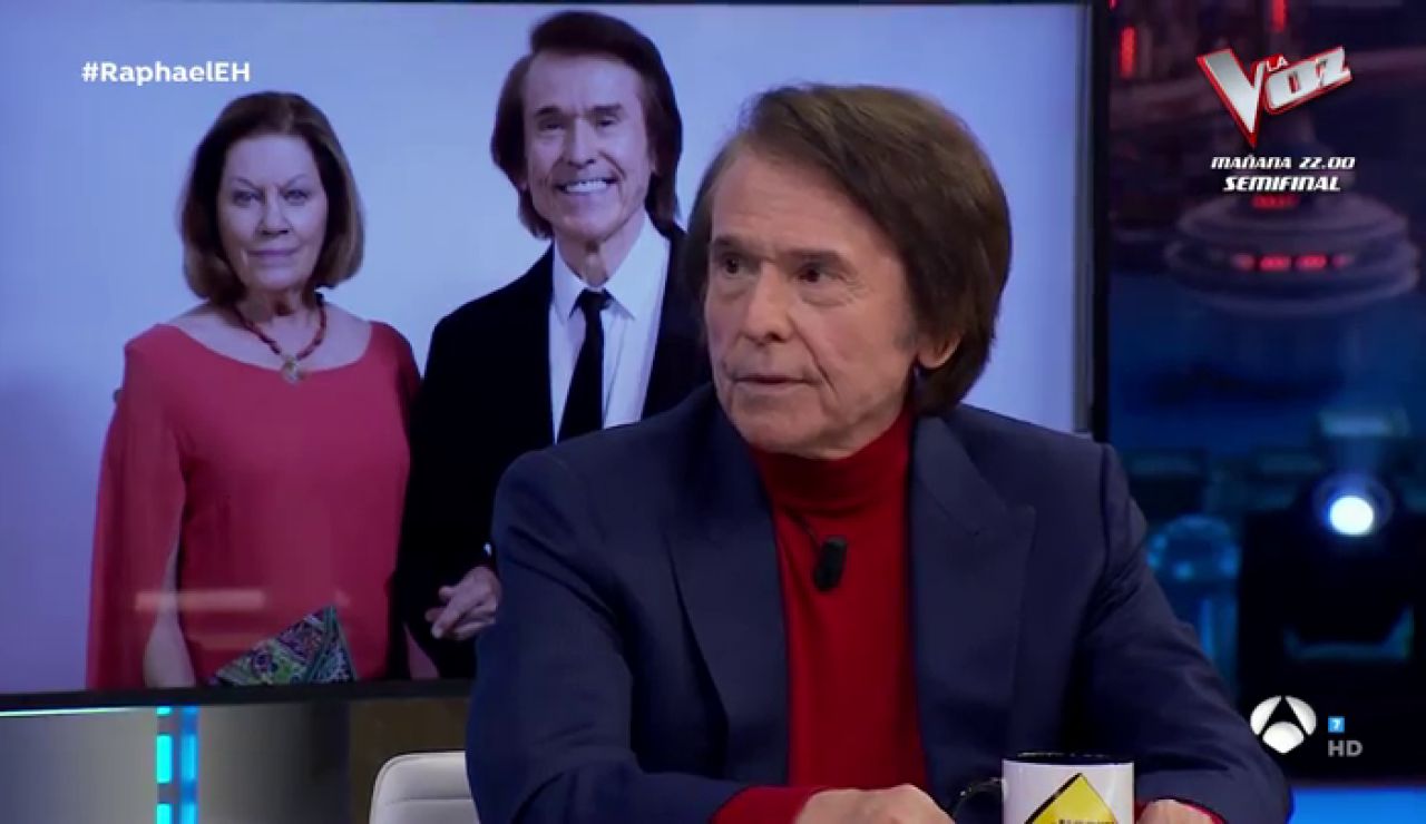 ¿Qué cualidades tiene que tener una pareja para durar en el tiempo? Raphael contesta tras 50 años al lado de su mujer, Natalia ¿Qué cualidades tiene que tener una pareja para durar en el tiempo? Raphael contesta tras 50 años al lado de su mujer, Natalia