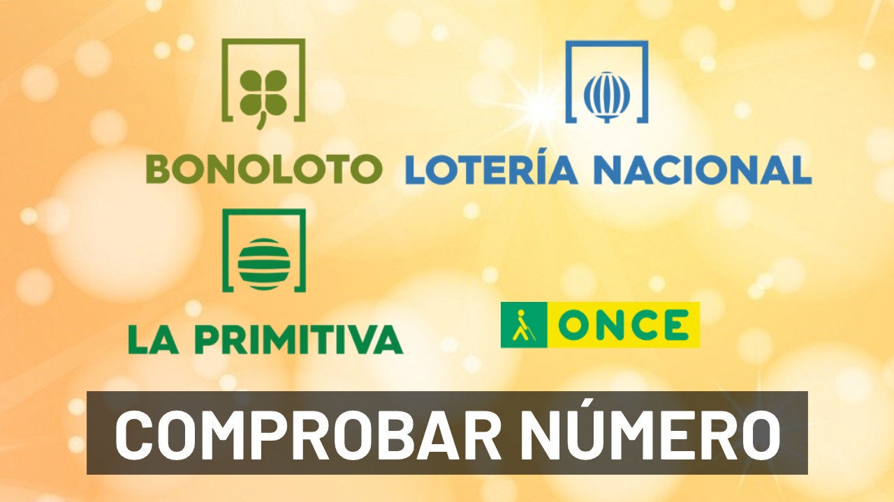 Lotería Nacional, ONCE, La Primitiva y Bonoloto Comprobar resultado de