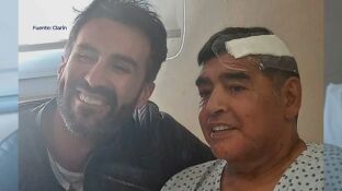 La &uacute;ltima foto de Maradona