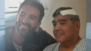 La última foto de Maradona La última foto de Maradona