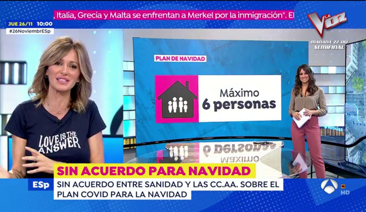 Navidad con coronavirus: Espejo Público analiza qué celebración quiere cada comunidad autónoma Navidad con coronavirus: Espejo Público analiza qué celebración quiere cada comunidad autónoma