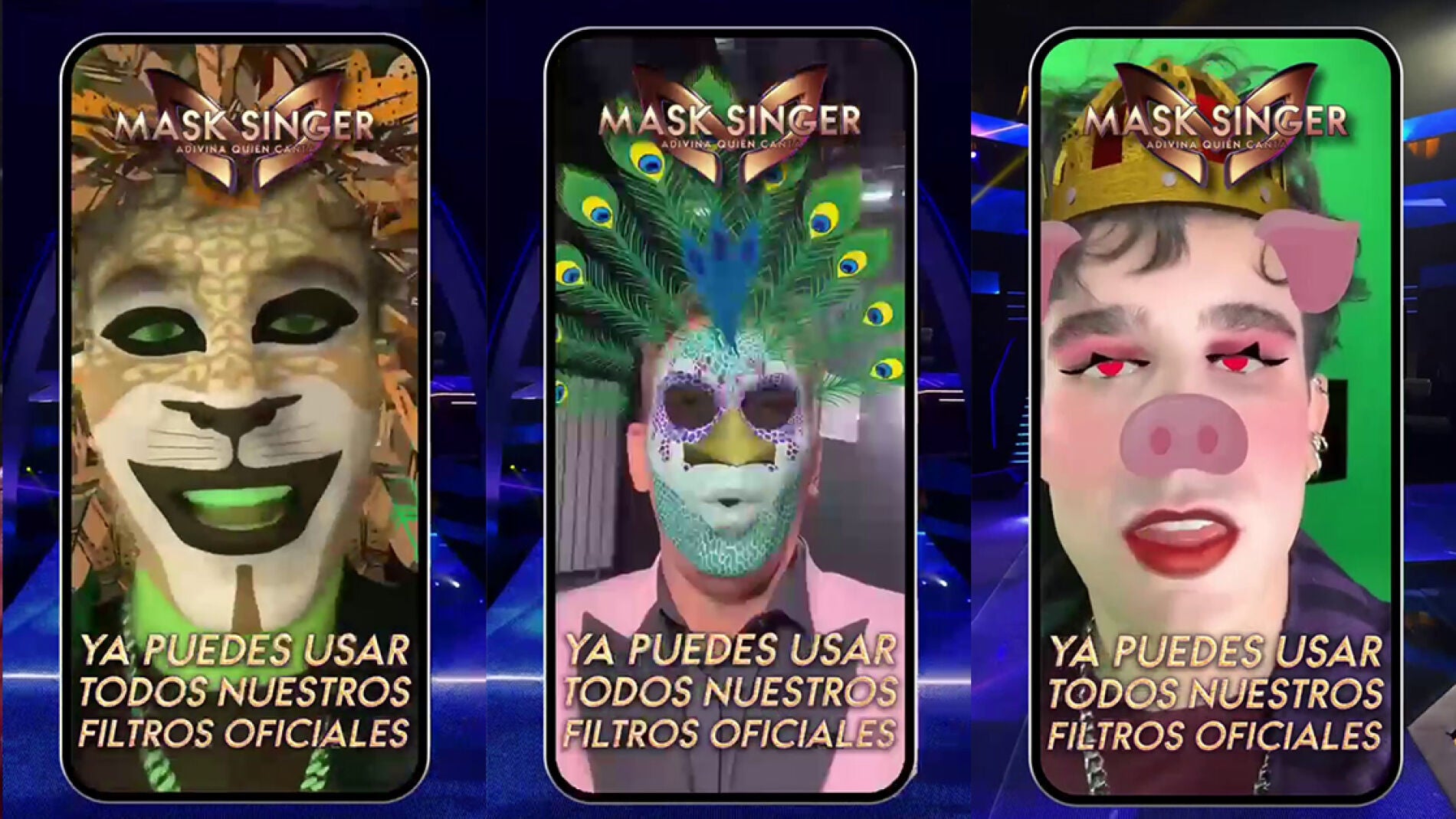 Atr&eacute;vete con los fant&aacute;sticos filtros de las m&aacute;scaras de 'Mask Singer'