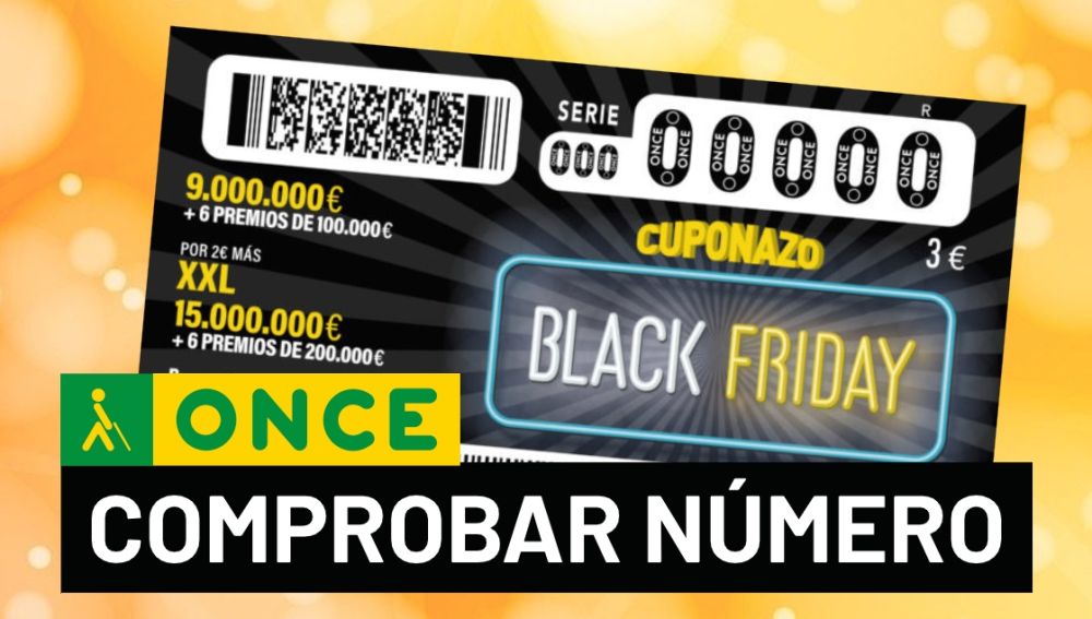 Comprobar Cuponazo Black Friday De La Once 2020 Hoy Viernes 27 De Noviembre