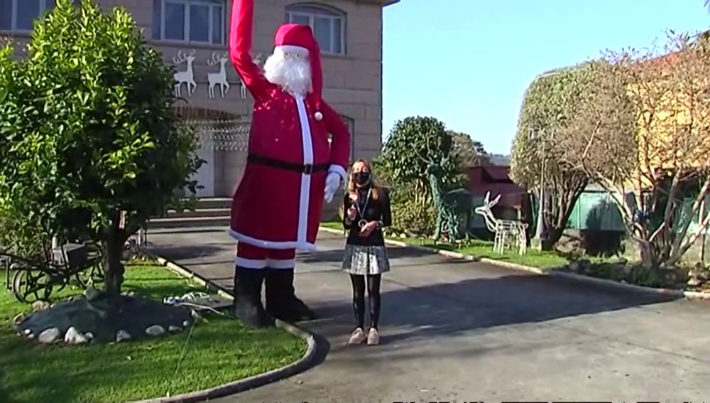 Papá Noel gigante en Galicia