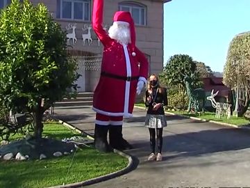 Papá Noel gigante en Galicia