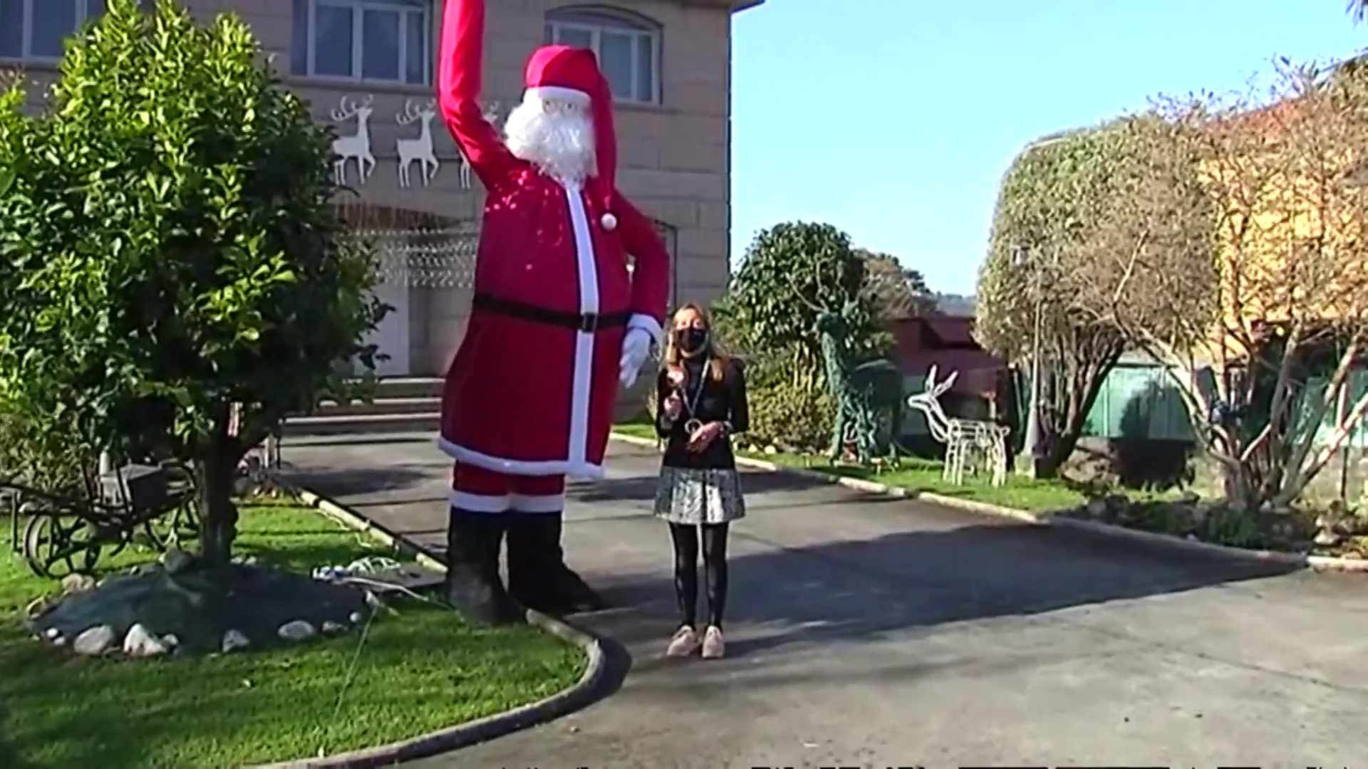 Papá Noel gigante en Galicia Papá Noel gigante en Galicia