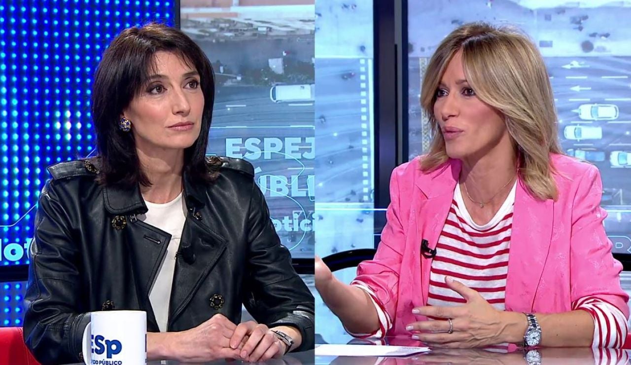 Pilar Llop en Espejo Público. Pilar Llop en Espejo Público.