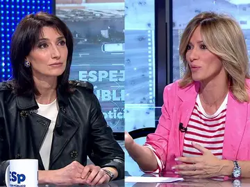 Pilar Llop en Espejo Público. Pilar Llop en Espejo Público.