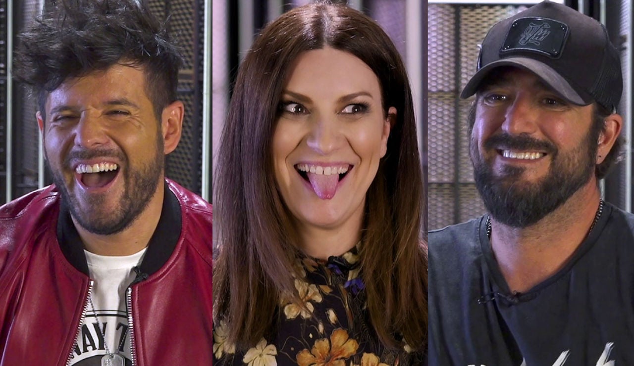 Pablo López, Laura Pausini y Antonio Orozco montan una juerga en el juego definitivo de 'La Voz' Pablo López, Laura Pausini y Antonio Orozco montan una juerga en el juego definitivo de 'La Voz'