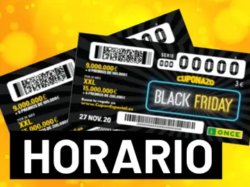 ONCE Cuponazo Black Friday 2020: Horario y dónde ver el sorteo de hoy 27 de noviembre ONCE Cuponazo Black Friday 2020: Horario y dónde ver el sorteo de hoy 27 de noviembre