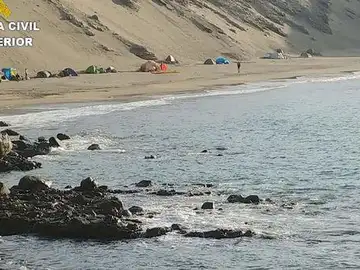 Acampada ilegal en Gran Canaria. Coronavirus y ley de costas Acampada ilegal en Gran Canaria. Coronavirus y ley de costas