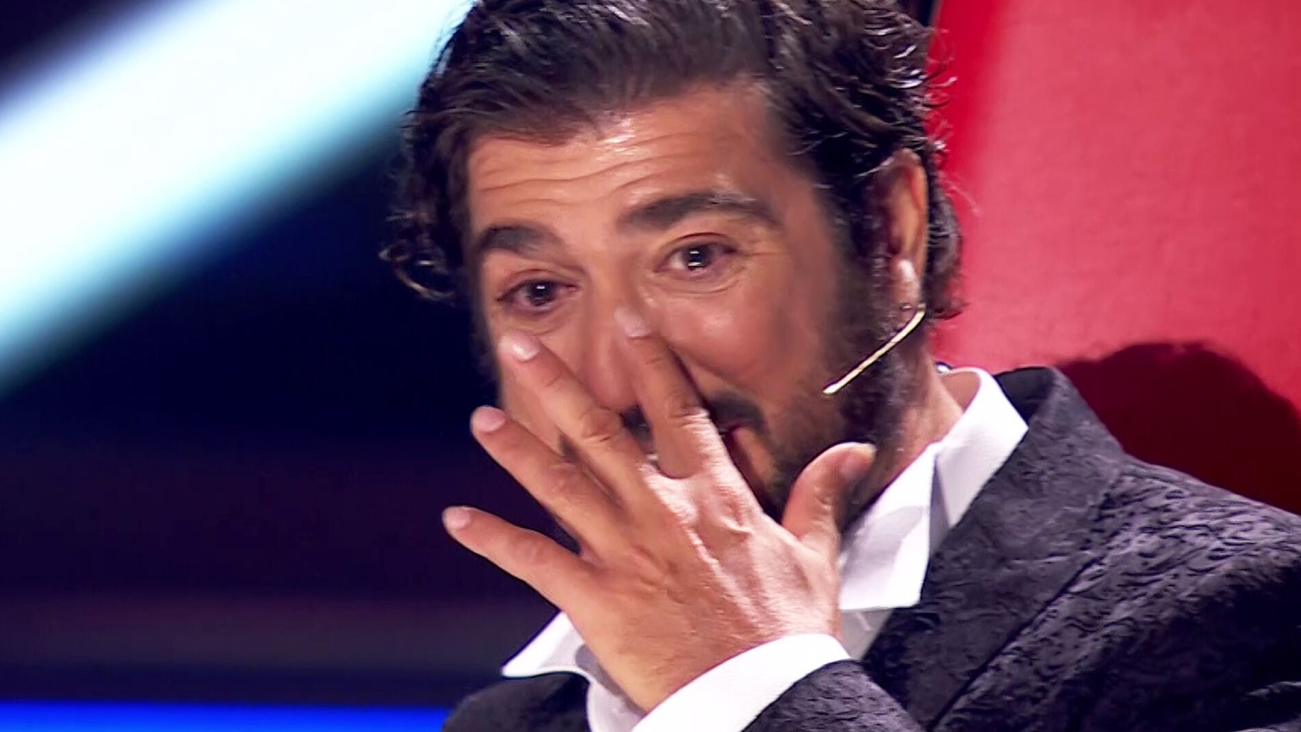 Antonio Orozco, en un mar de l&aacute;grimas con mensaje sorpresa de su hijo Jan 'La Voz'