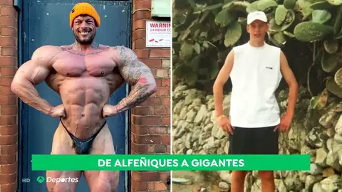 El increíble cambio de los dos culturistas más altos del mundo: ingieren 6.500 calorías diarias El increíble cambio de los dos culturistas más altos del mundo: ingieren 6.500 calorías diarias