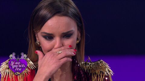 Chenoa estalla en lágrimas después de que Àngel Llàcer se postule como padrino para su boda en 'Tu cara me suena'
