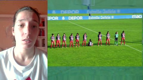 Paula Dapena, la futbolista que se neg&oacute; a homenajear a Maradona