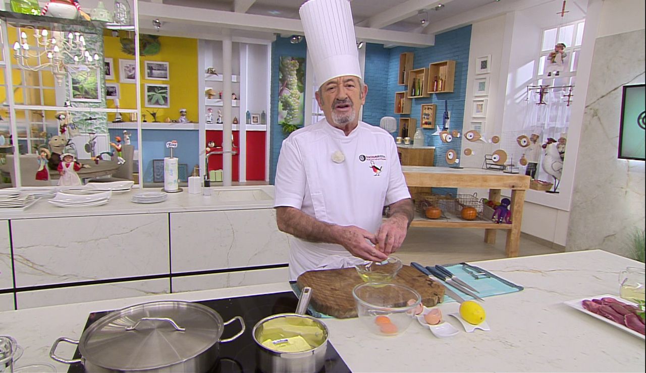 Karlos Arguiñano nos aconseja otras recetas con las que combinar la salsa holandesa Karlos Arguiñano nos aconseja otras recetas con las que combinar la salsa holandesa