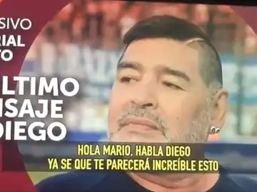Sale a la luz el último audio de Maradona antes de su muerte: "Cuida de mi ángel" Sale a la luz el último audio de Maradona antes de su muerte: "Cuida de mi ángel"