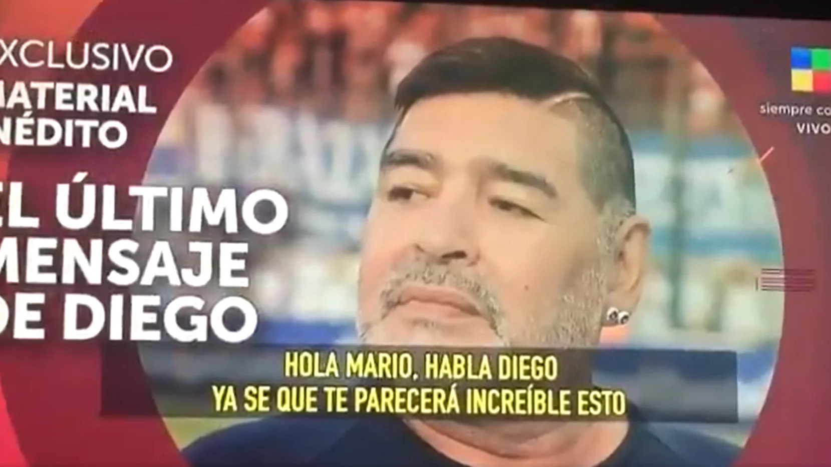 Sale a la luz el &uacute;ltimo audio de Maradona antes de su muerte: "Cuida de mi &aacute;ngel"
