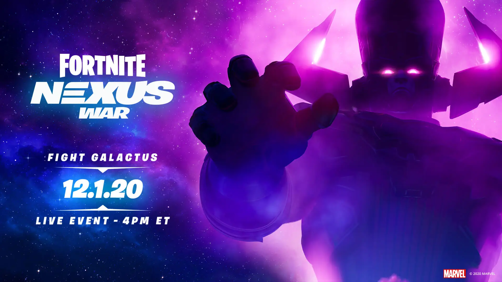 Evento Galactus de Fortnite
