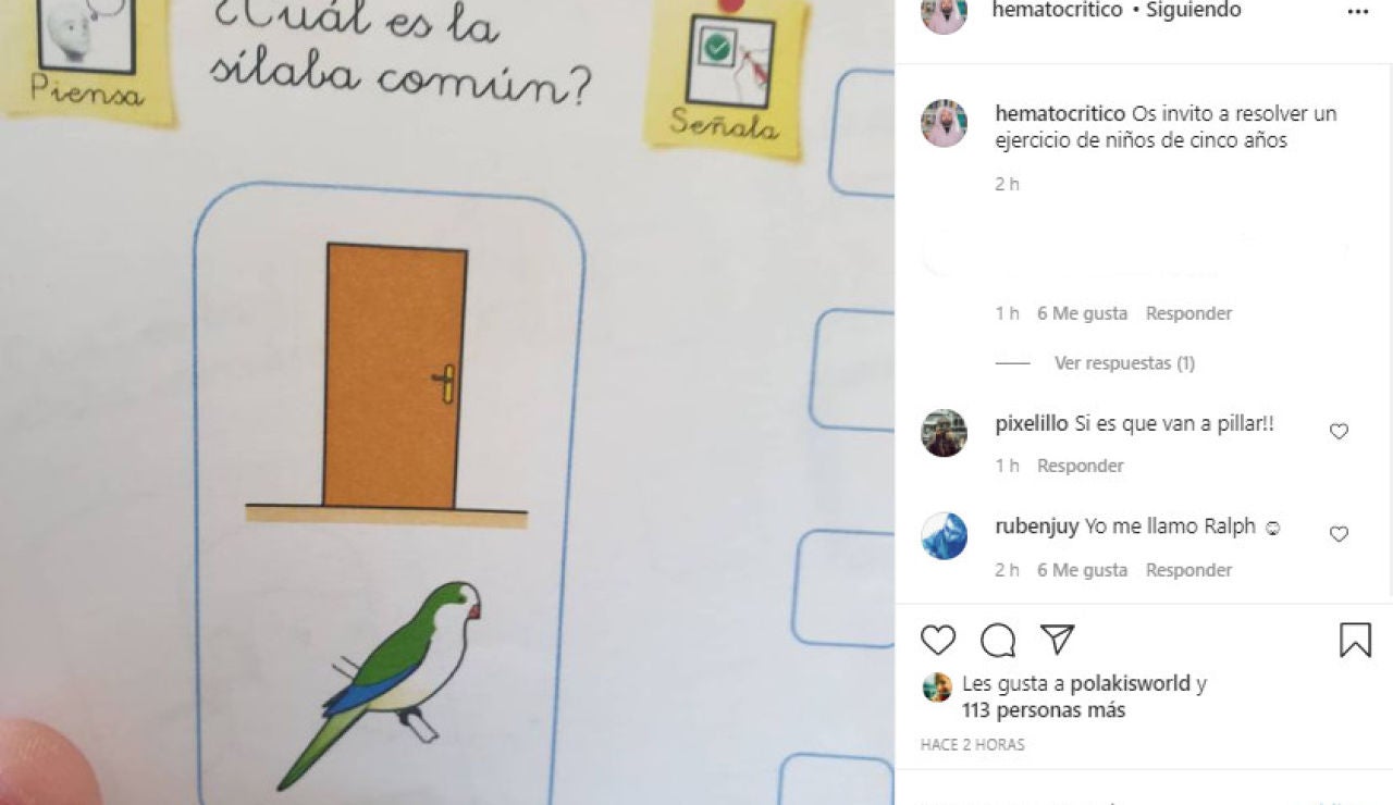 Instagram de @hematocritico