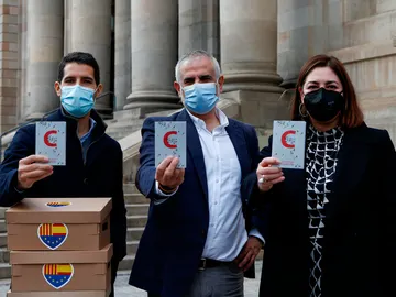 El presidente del grupo de Cs en el Parlament, Carlos Carrizosa El presidente del grupo de Cs en el Parlament, Carlos Carrizosa