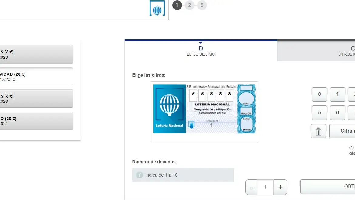 Lotería de Navidad 2020: Cómo comprar un décimo online en Loterías y Apuestas del Estado Lotería de Navidad 2020: Cómo comprar un décimo online en Loterías y Apuestas del Estado
