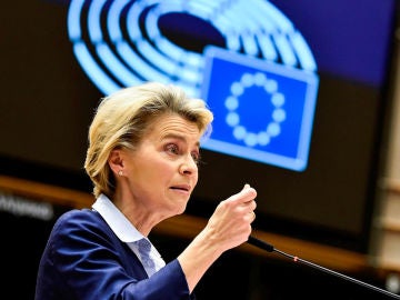 La presidenta de la Comisión Europea, Ursula von der Leyen