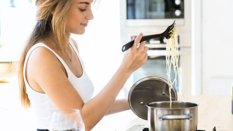 Cocinando pasta