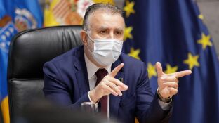 El presidente del Gobierno de Canarias, &Aacute;ngel V&iacute;ctor Torres