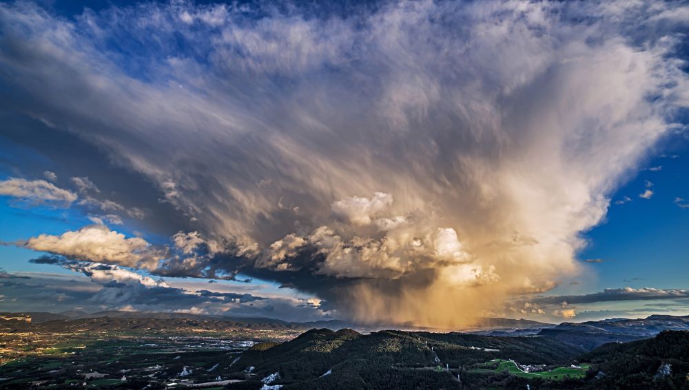 Nube de granizo.