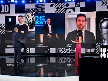 Un momento de la gala The Best 2020 de la FIFA Un momento de la gala The Best 2020 de la FIFA