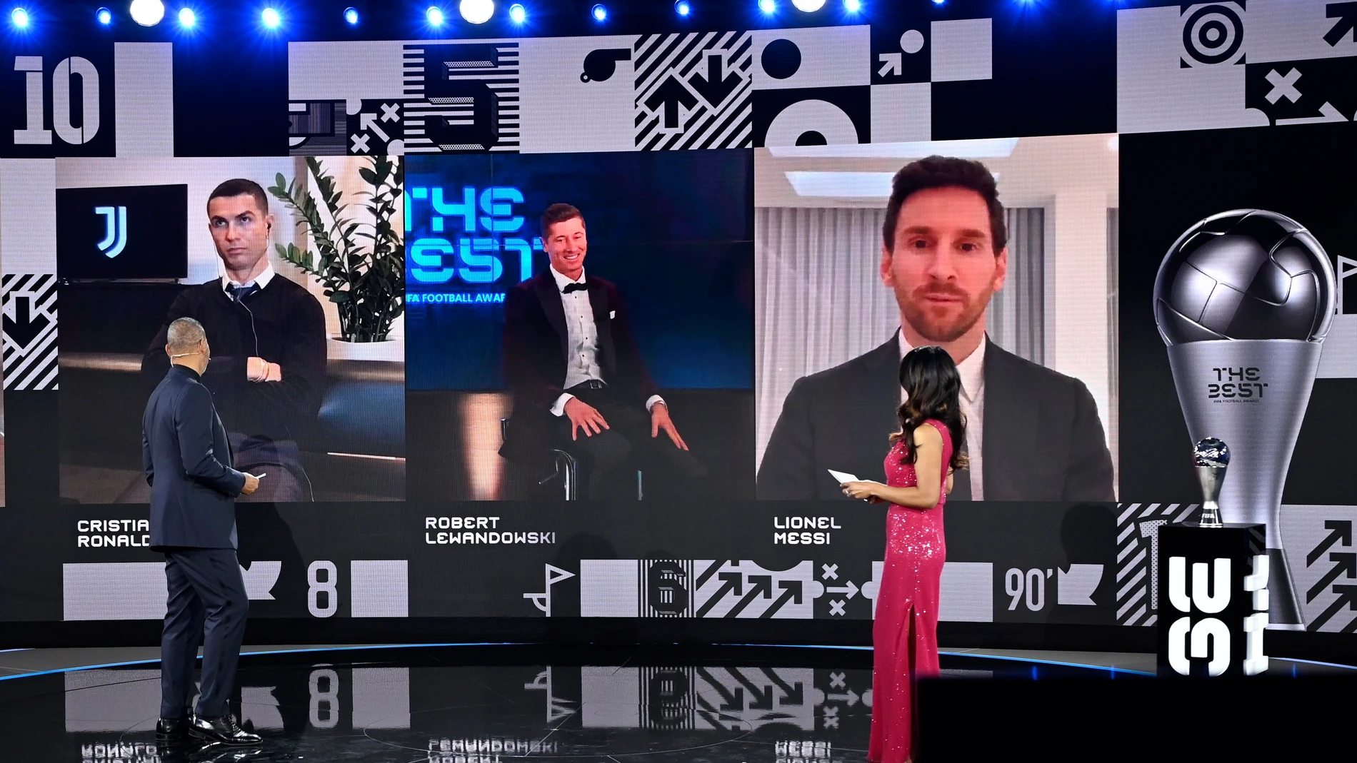 Un momento de la gala The Best 2020 de la FIFA Un momento de la gala The Best 2020 de la FIFA