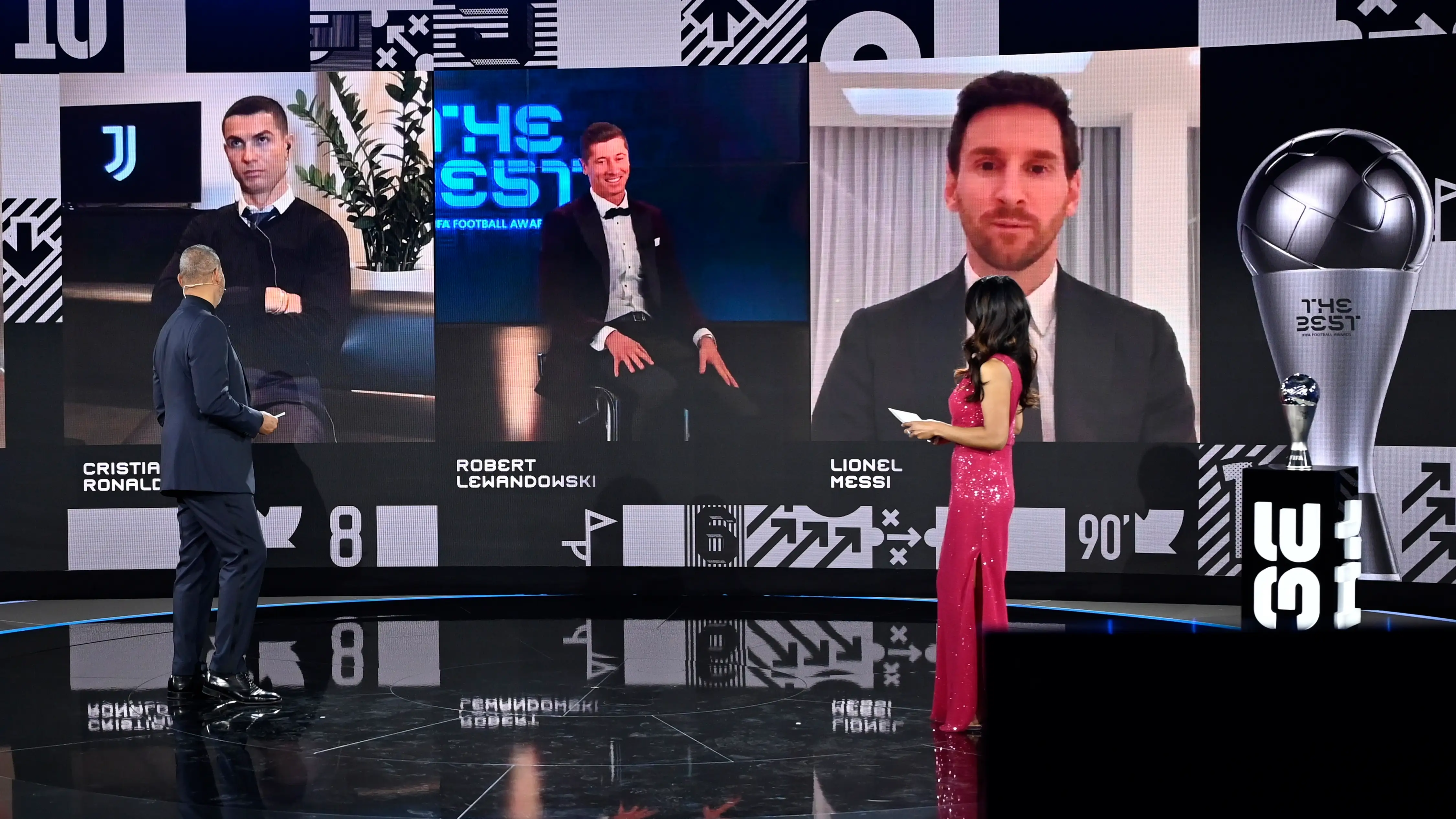 Un momento de la gala The Best 2020 de la FIFA Un momento de la gala The Best 2020 de la FIFA