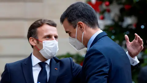 Pedro Sánchez y Emmanuel Macron Pedro Sánchez y Emmanuel Macron