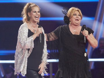 Pastora Soler y Juani Álvarez realizar un majestuoso homenaje a Juanita Reina en la Semifina de ‘La Voz Senior’