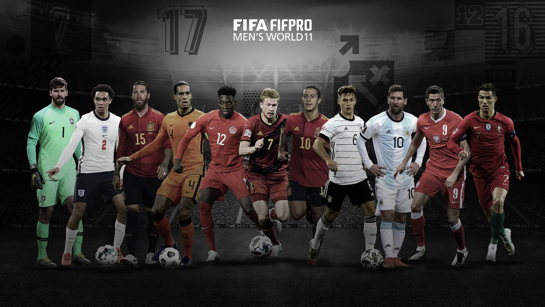 El XI ideal en los The Best 2020 El XI ideal en los The Best 2020