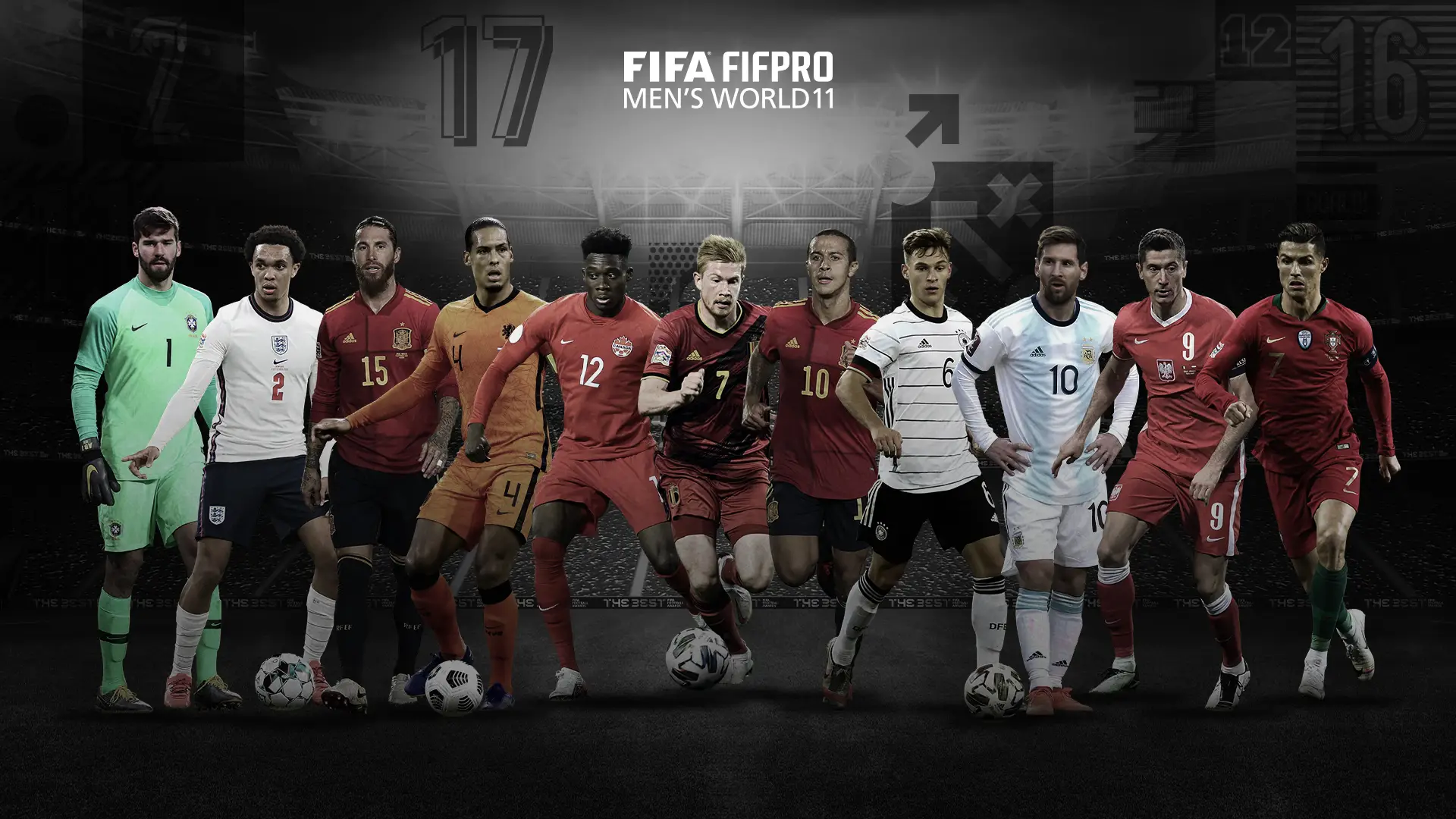 El XI ideal en los The Best 2020